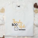 Spook-tacular Halloween Ghost Shirt Hoodie & Tee – Simply Bootiful Adorable & Amazing Embroidered Collection