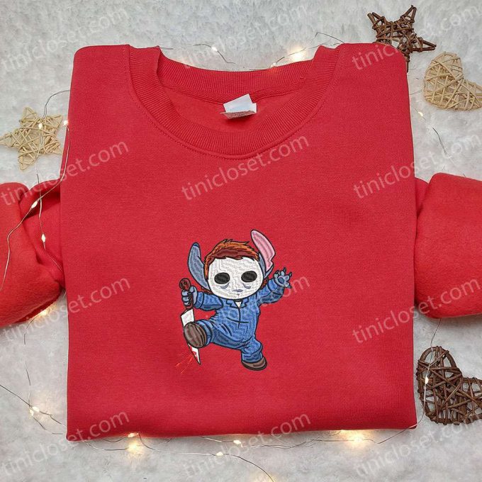 Halloween Stitch Cosplay Embroidered Sweatshirt – Disney Shirt Funny T-shirt