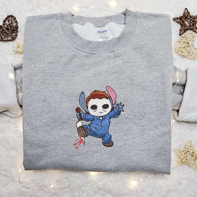 Halloween Stitch Cosplay Embroidered Sweatshirt – Disney Shirt Funny T-shirt