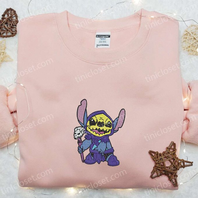 Halloween Stitch Cosplay Embroidered Sweatshirt Disney Shirt Funny T-shirt