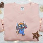 Halloween Stitch Embroidered Sweatshirt & Disney Shirt: Funny Halloween T-shirt Collection