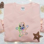 Spooktacular Halloween Stitch Oogie Boogie Embroidered Shirt – Disney s Cute Halloween Embroidery