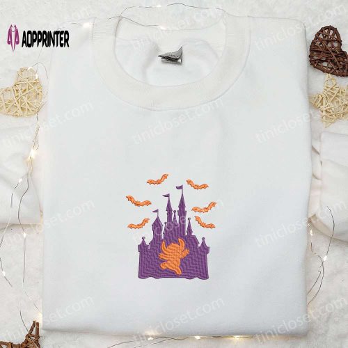 Halloween Stitch Princess Castle Sweatshirt: Lilo & Stitch Disney Hoodie Perfect Halloween Gifts