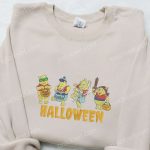 Halloween Winnie Pooh & Disney Family Embroidered Shirts – Cute & Spooky Designs!