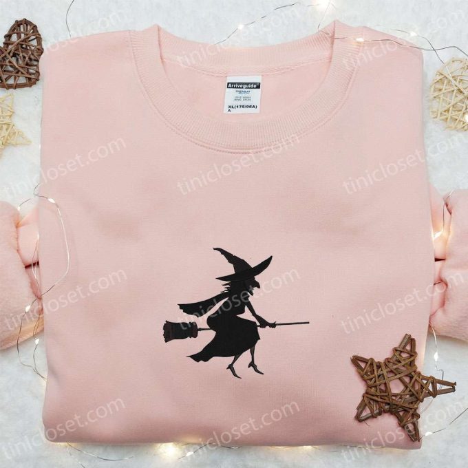 Spooky Halloween Witch Silhouette Shirt – Perfect Spirit T-shirt for Halloween Lovers