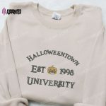 Halloweentown Pumpkin Est 1998 Embroidered Shirt – Vintage Halloween Gift for Halloween Lovers