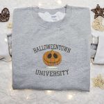 Halloweentown University Embroidered Shirt: Vintage Halloween Gift for Halloween Lovers