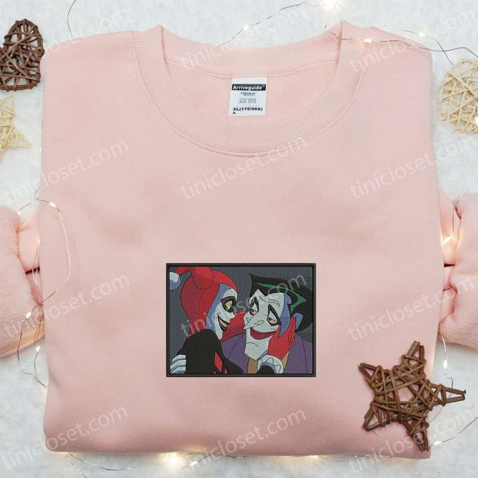 Harley Quinn Halloween Embroidered Shirt: Best Gift for Halloween Lovers