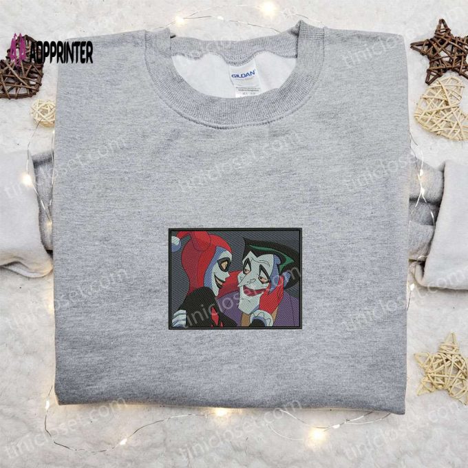 Harley Quinn Halloween Embroidered Shirt: Best Gift for Halloween Lovers