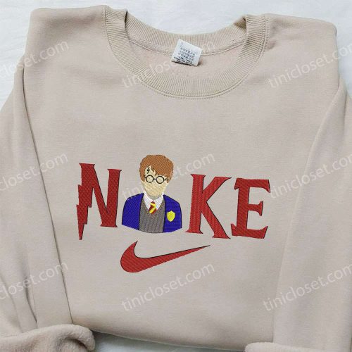 Harry Potter x Nike Embroidered Shirt: Movie-Inspired Nike Shirt for Fans