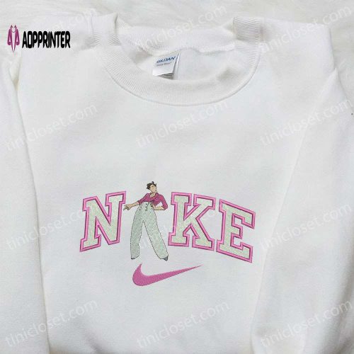 Harry Styles x Nike Celebrity Embroidered Tshirt – Stylish Nike-inspired Shirt Perfect Family Gift!