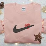 Heart Love x Nike Swoosh Embroidered Shirt – Perfect Valentine’s Day Gift!