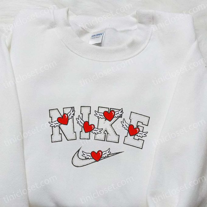 Valentine s Day Gift: Heart Wings x Nike Embroidered Hoodie & Shirt – Nike Inspired Best Ideas