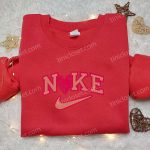 Valentine Heart x Nike Embroidered Shirt: Best Family Gift Ideas