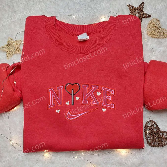 Heart x Nike Embroidered Sweatshirt: Best Valentine s Day Gift Ideas – Nike Inspired Shirt