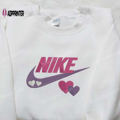 Ghostface Stitch x Nike Embroidered Sweatshirt: Best Halloween Gift Nike Inspired Shirt