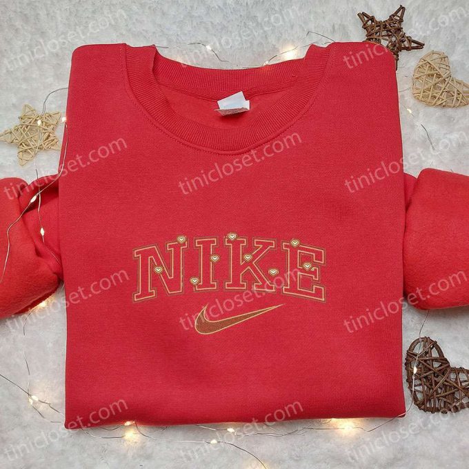 Hearts x Nike Embroidered Sweatshirt & T-shirt: Best Valentine s Day Gift Ideas