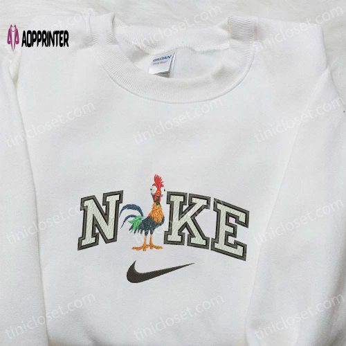 Hello Kitty x Nike Cartoon Embroidered Shirt: Cute Nike Inspired Hello Kitty Shirt