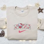 Hello Kitty Love Hearts x Nike: Embroidered Shirt & Hoodie – Perfect Valentine s Gift for Girlfriend!