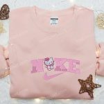 Hello Kitty x Nike Cartoon Embroidered Sweatshirt & Shirt: Unique Collaboration with Nike Inspiration