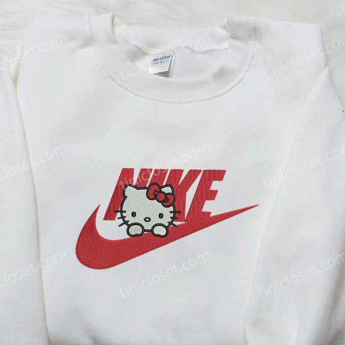 Hello Kitty x Nike Embroidered Shirt & Custom Sweatshirt – Cute Gifts for Her