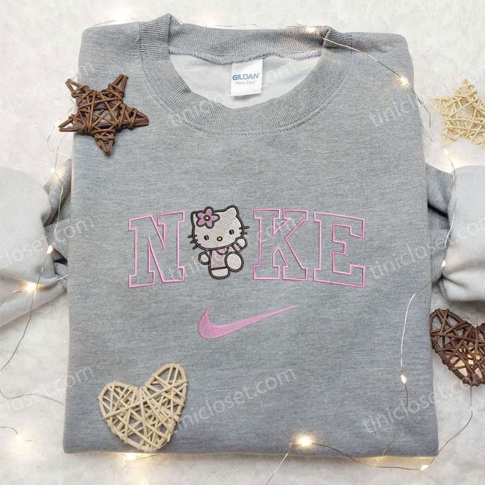 Hello Kitty x Nike Embroidered Shirt & Sweatshirt: Perfect Gifts for Daughters