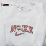 Hello Kitty Xmas x Nike Cartoon Embroidered Sweatshirt & Shirt: Stylish & Trendy Nike Inspired Designs