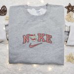 Hello Kitty Xmas x Nike Cartoon Sweatshirt & Embroidered Shirts: Cute & Nike-Inspired Apparel