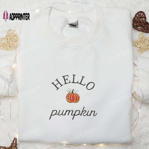 Boo To Bullying Pumpkin Embroidered Shirt – Best Halloween Gift Ideas