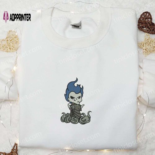 Disney Halloween Family Shirts: Hercules Hades Embroidered Sweatshirt & Spirit Halloween T-shirts