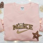 Highland Cattle x Nike Animal Embroidered Shirt – Unique Nike Inspired Gift for Family