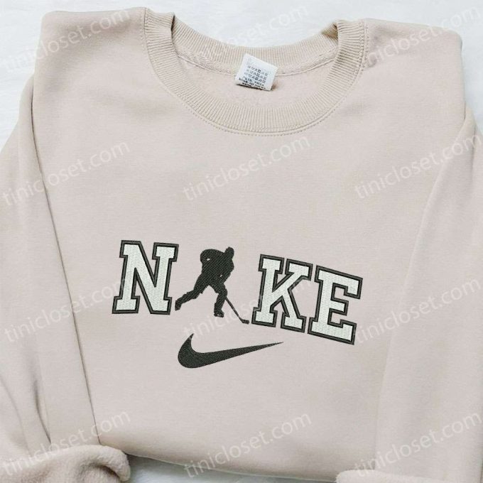 Hockey Player x Nike NFL Sport Embroidered Shirt: The Perfect Nike Inspired Family Gift