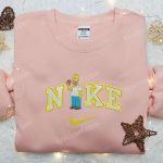 Homer Eating Donut x Nike Embroidered Shirt – The Simpsons Custom Apparel