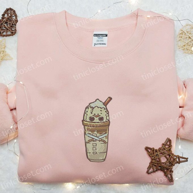 Spooky Horror Latte Embroidered Shirt: Best Halloween Gifts for Family