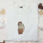 Halloween Horror Latte Embroidered Shirt: Best Family Gifts