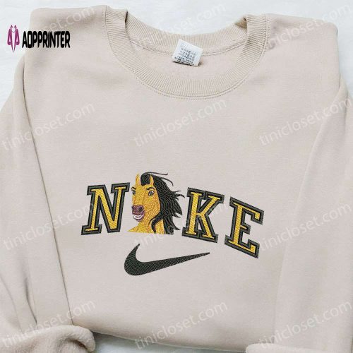 Hello Kitty x Nike Swoosh Cartoon Embroidered Sweatshirt – Nike Inspired Shirt Perfect Family Gift