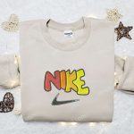 Hot Colors Nike Logo Embroidered Shirt & Hoodie: Best Gift Idea for Nike Inspired Fashion