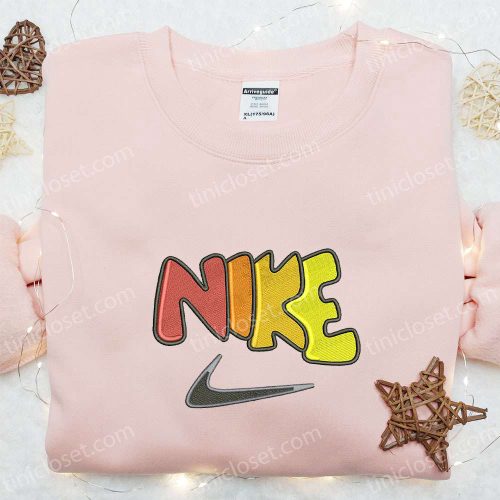 Hot Colors Nike Logo Embroidered Shirt & Hoodie: Best Gift Idea for Nike Inspired Fashion