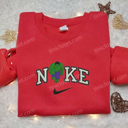 Hulk x Nike Movie Embroidered Shirt Marvel Universe Nike Inspired