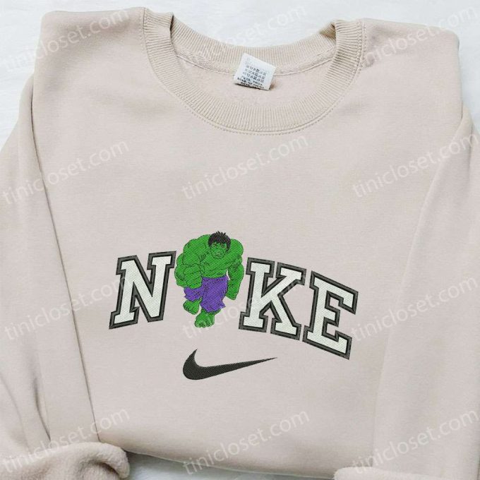 Hulk x Nike Movie Embroidered Shirt Marvel Universe Nike Inspired