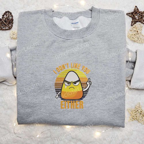 Funny Halloween Candy Corn Embroidered Shirt – Best Halloween Gift Ideas & Clothing