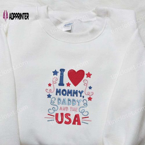 America Minnie Mouse Embroidered Shirt Disney Patriotic Shirts