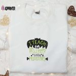 Cute Little Monsters Embroidered Shirt: Funny Halloween Gift for Teachers