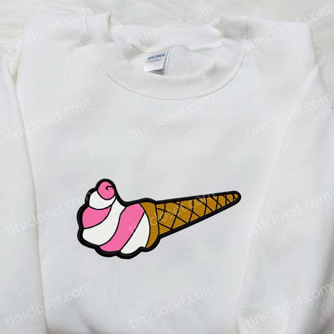 Ice Cream x Nike Swoosh Embroidered Shirt: Favorite Food Inspired Nike Shirt