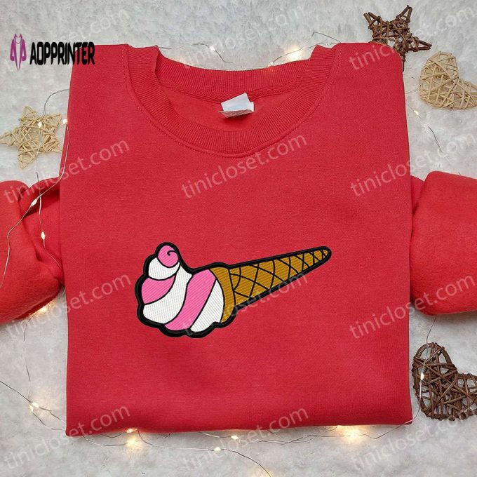 Ice Cream x Nike Swoosh Embroidered Shirt: Favorite Food Inspired Nike Shirt