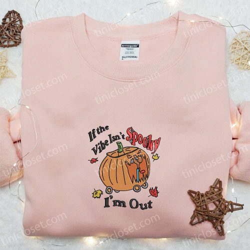 Spooky-Approved Pumpkin Embroidered Shirt: Funny & Cool Halloween Attire