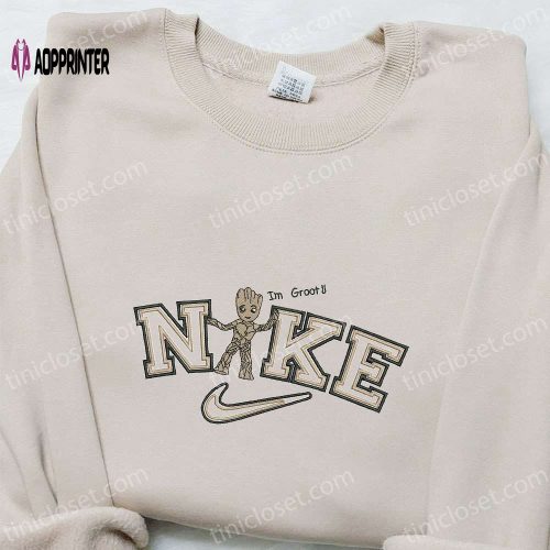 Nike Inspired Volumetric Letters Embroidered Shirt – Best Birthday Gift Ideas