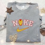 Marvel Iron Man Nike Embroidered Shirt Hoodie & Sweatshirt: Nike Inspired Collection