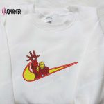 Iron-Man x Nike Embroidered Shirt Hoodie & Sweatshirt: Marvel Inspired Apparel