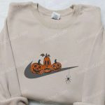 Jack-o -lantern x Nike Hoodie & Embroidered Shirt: Best Halloween Gift Ideas